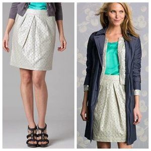 Boden Limited Edition Shimmery Broderie Skirt NWOT